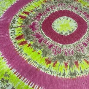 Kantha Quilt Vibrant Tie-Dye  and Multi pattern
